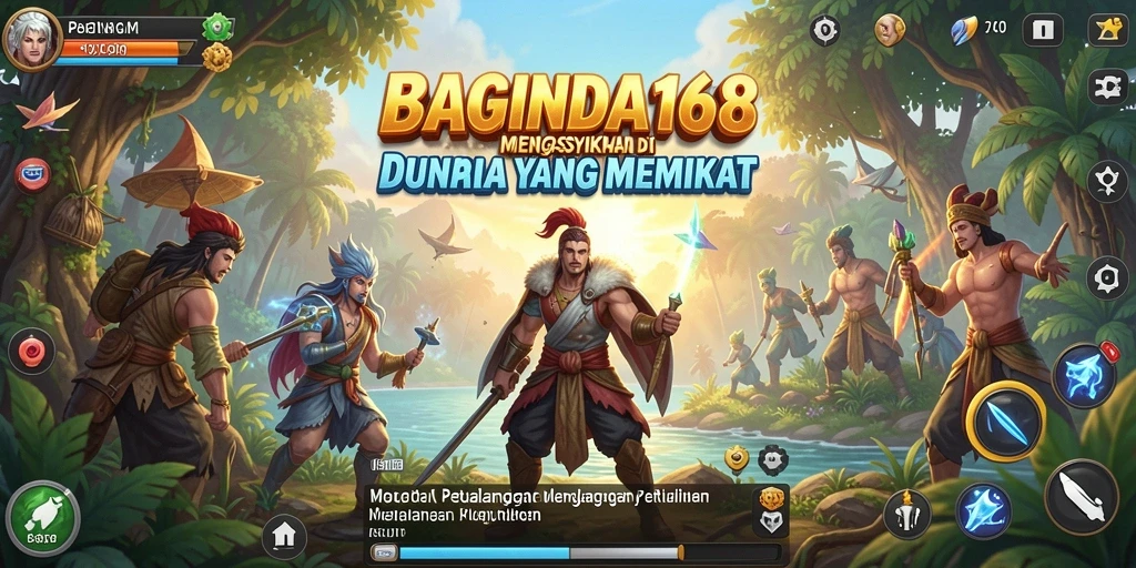 Screenshot gameplay menunjukkan petualangan mendebarkan di dunia yang indah.