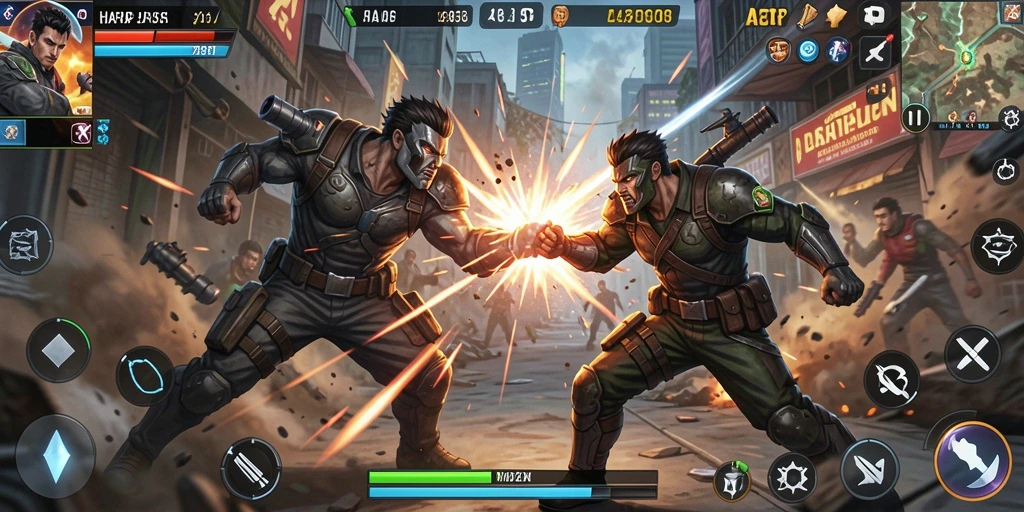 Tampilan gameplay seru dan menegangkan dalam HARAPJP.
