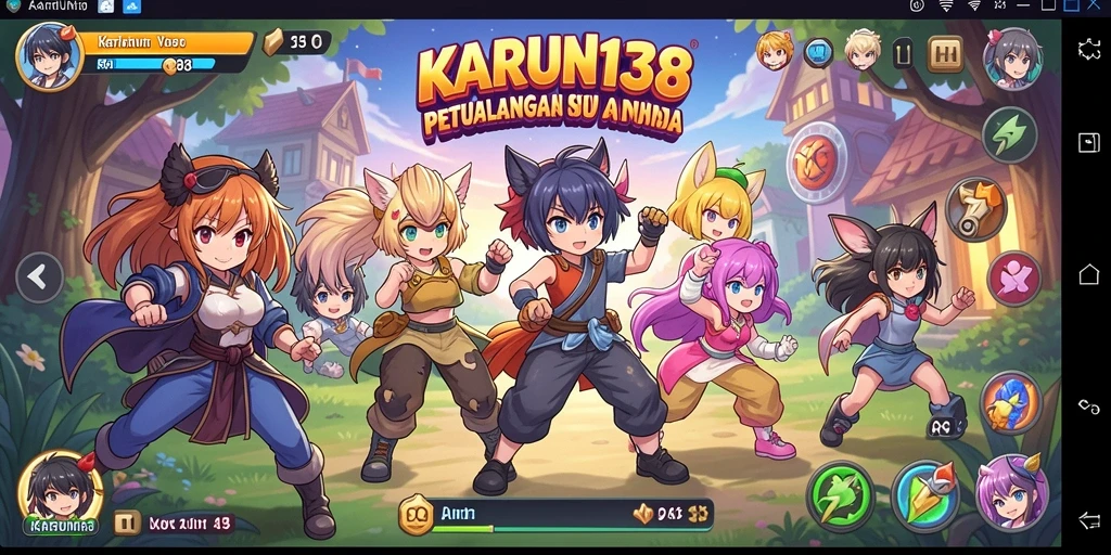 Tampilan menarik dari gameplay KARUN138 yang penuh warna.
