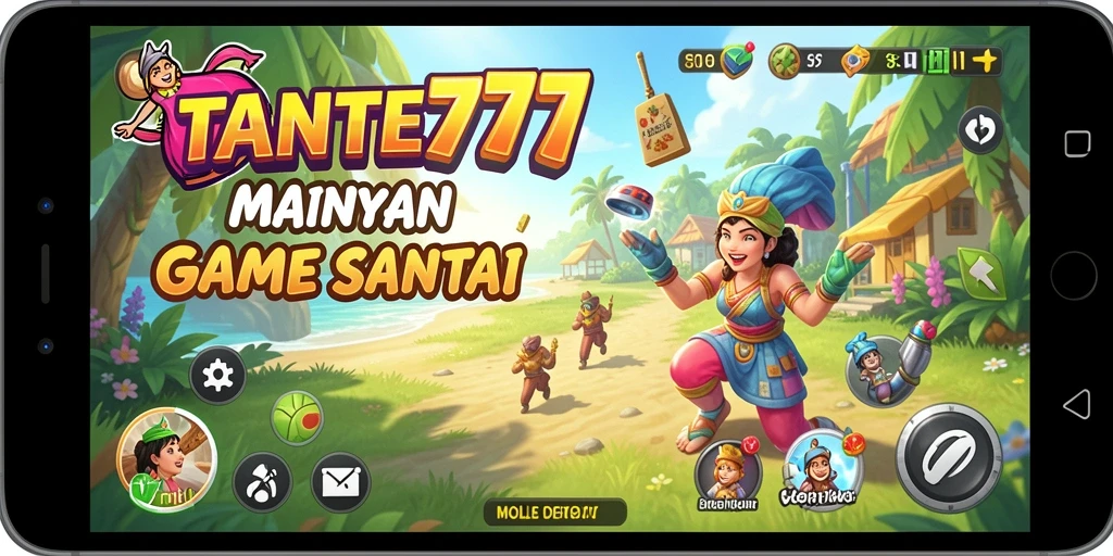 Tangkapan layar utama dari gameplay TANTE777 yang seru dan menarik.